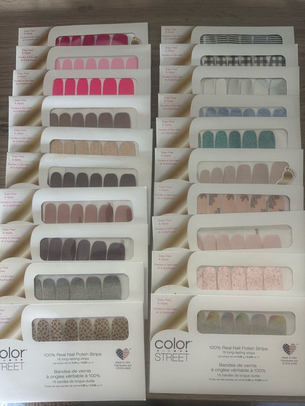 Color Street Nail Strips. Bundle of 40 Variety Pack.